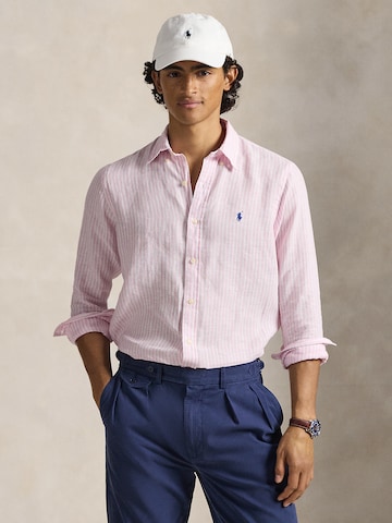 Regular fit Camicia di Polo Ralph Lauren in rosa: frontale