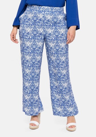 SHEEGO Loose fit Trousers in Blue: front