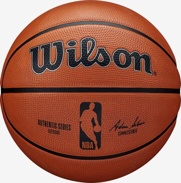 WILSON Ball 'NBA Authentic Series' in Orange: front