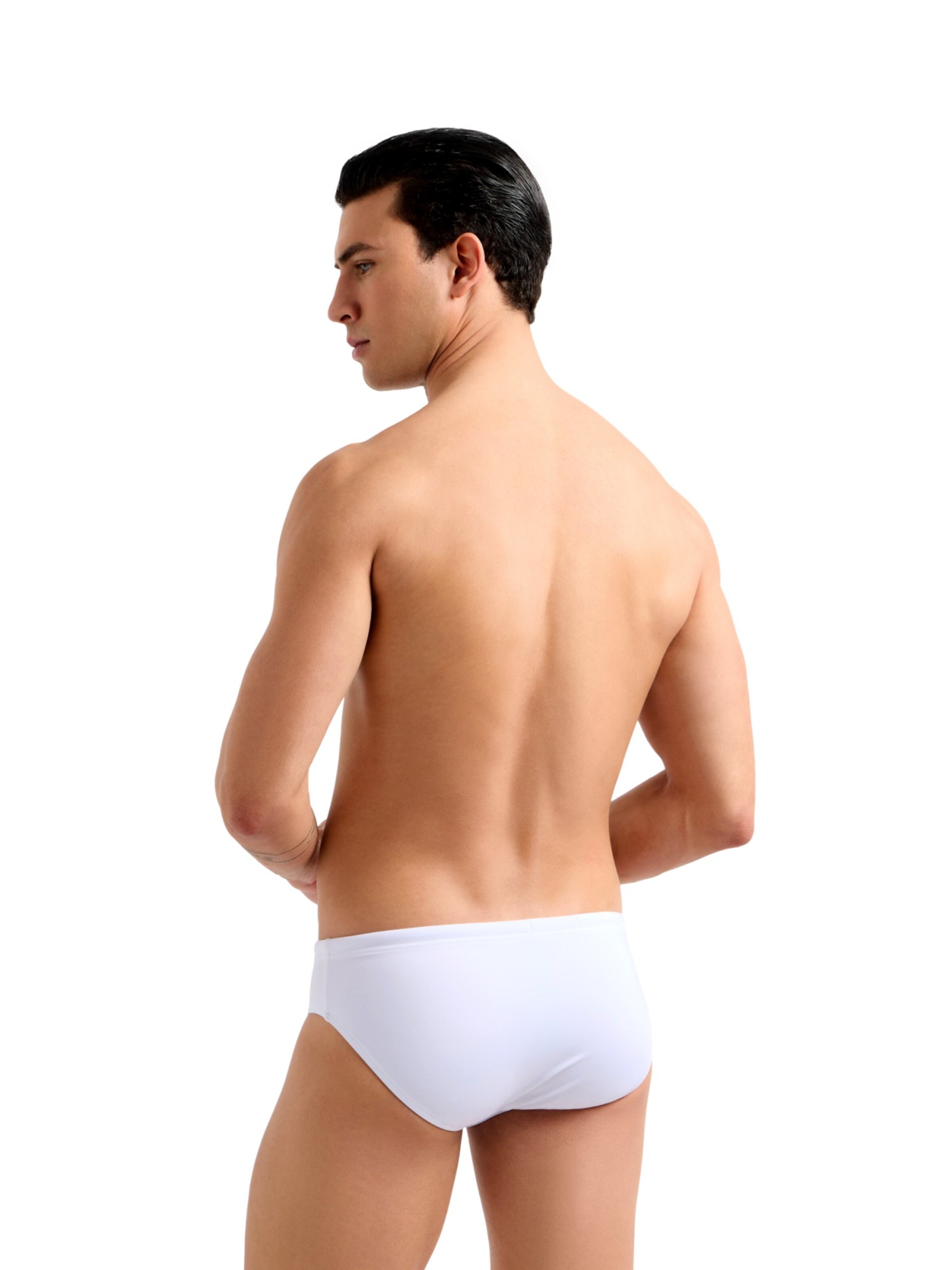 EA7 Emporio Armani Badeshorts i hvid