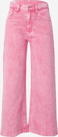 Wide Leg Jean GAP en rose : devant