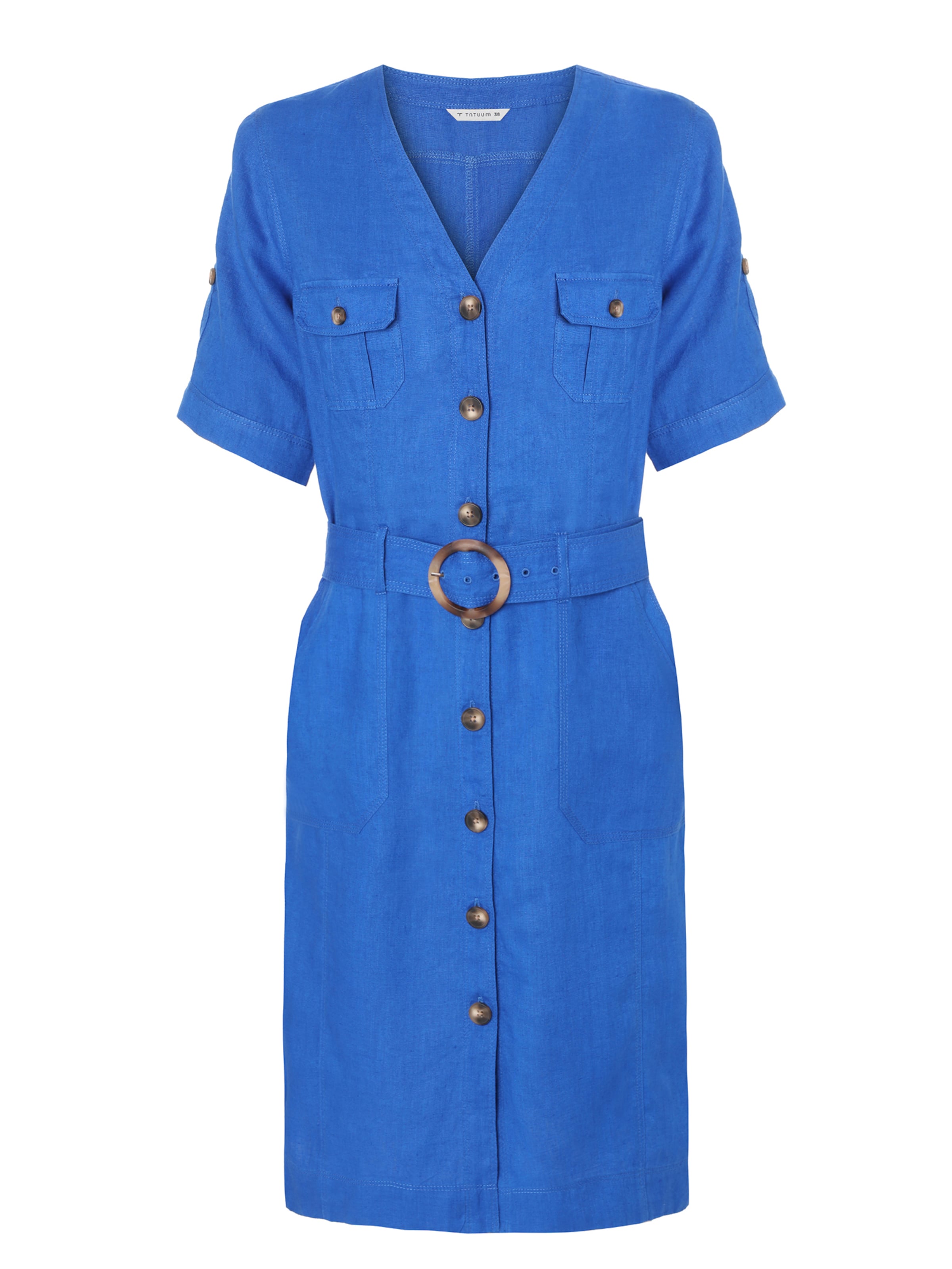 TATUUM - Vestido camisero 'Soforia' en azul: frente