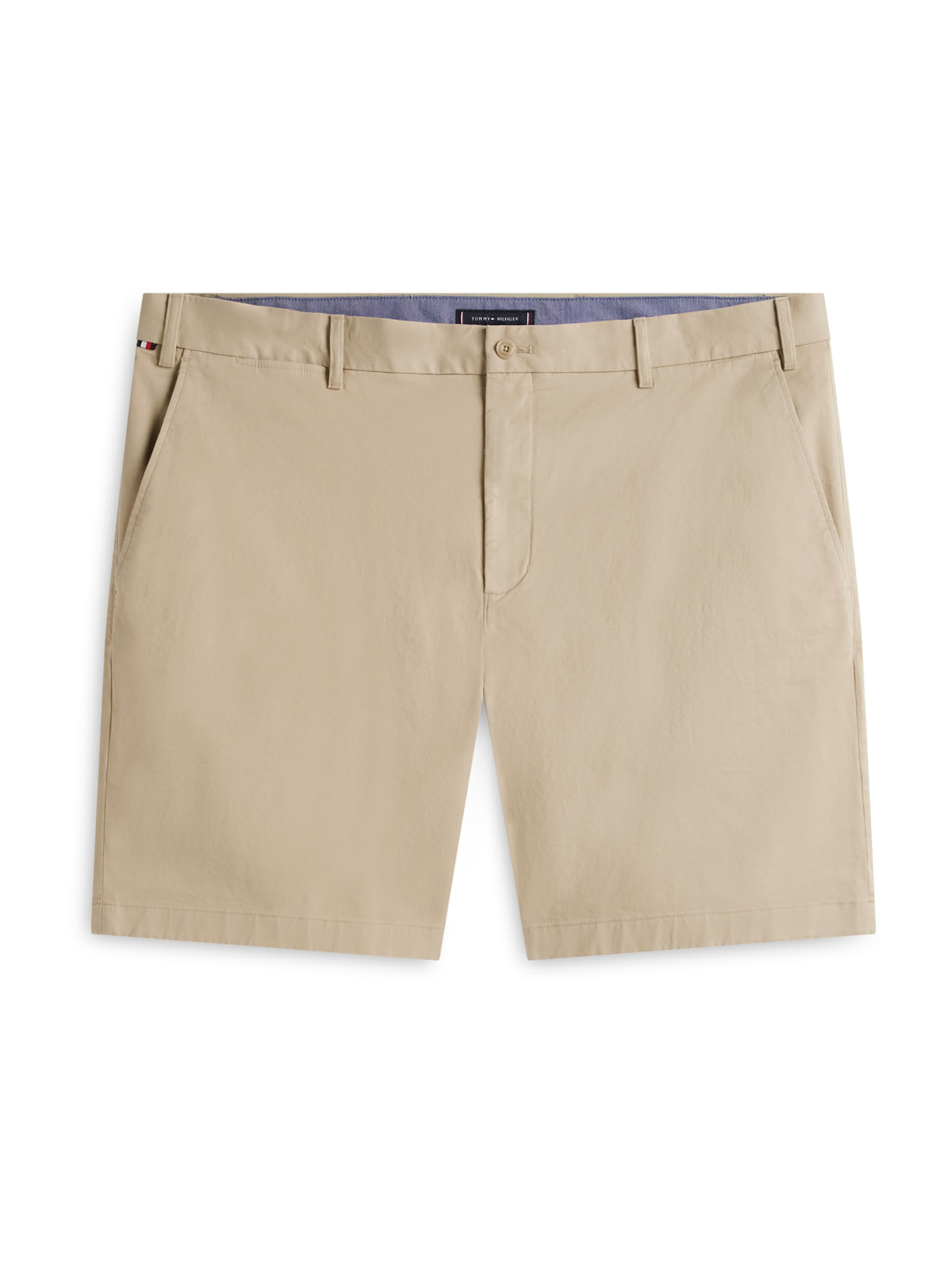 Regular Pantalon chino 'Denton' Tommy Hilfiger Big & Tall en beige : devant