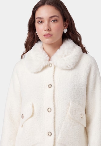 Cardigan myMo ESSENTIALS en blanc : devant