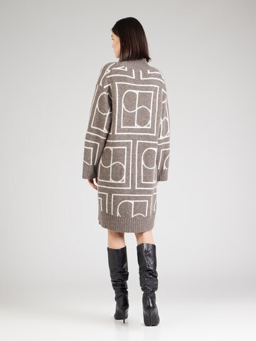 SOAKED IN LUXURY Knit dress 'Hedaya' in Brown