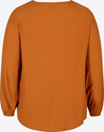 Zizzi Bluse in Orange