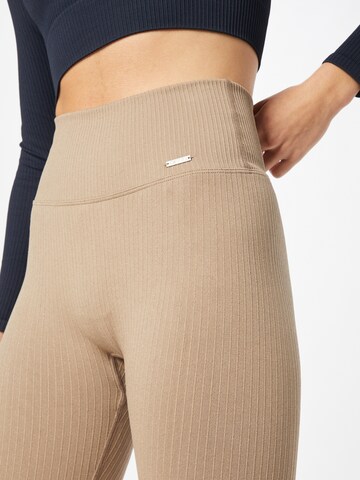 Skinny Pantalon de sport 'Espresso' aim'n en marron