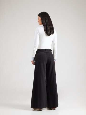 GAP Wide Leg Jeans in Schwarz: Rückseite