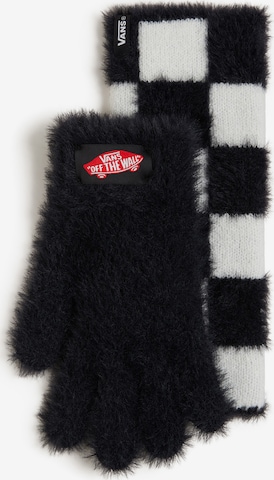juoda VANS Pirštuotos pirštinės 'Off The Wall': priekis