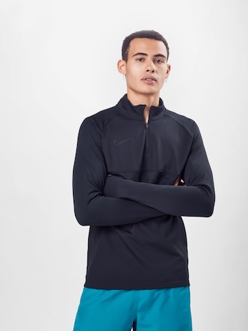 NIKE Sports sweatshirt 'Academy' in Black: front