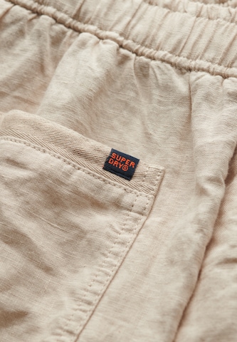 Superdry Regular Trousers in Beige