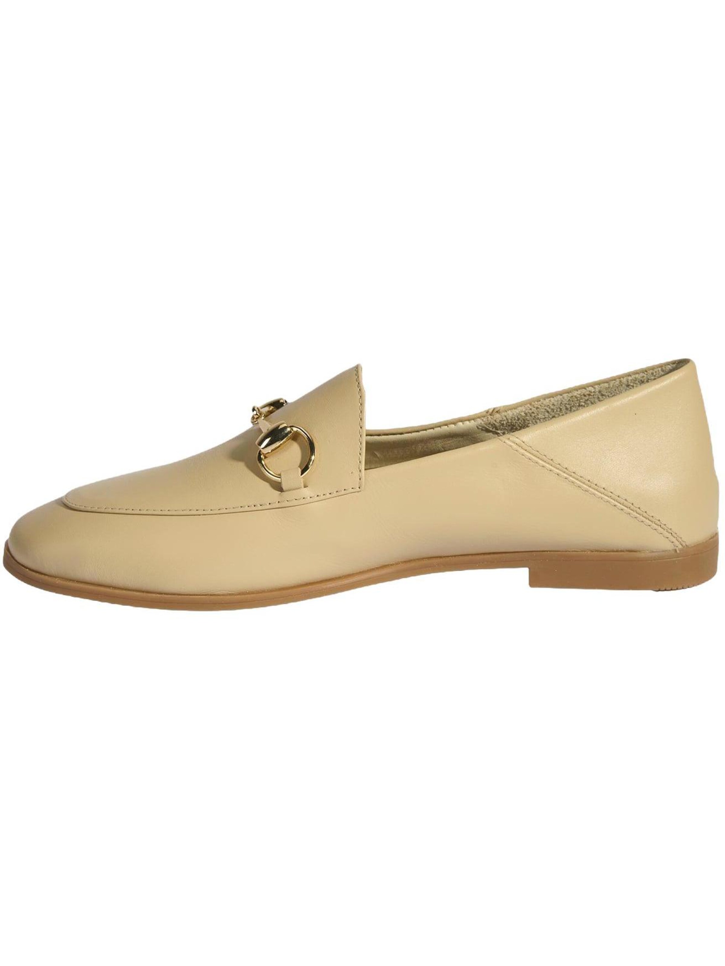 Desa Moccasins 'Slip-Ons' in Beige