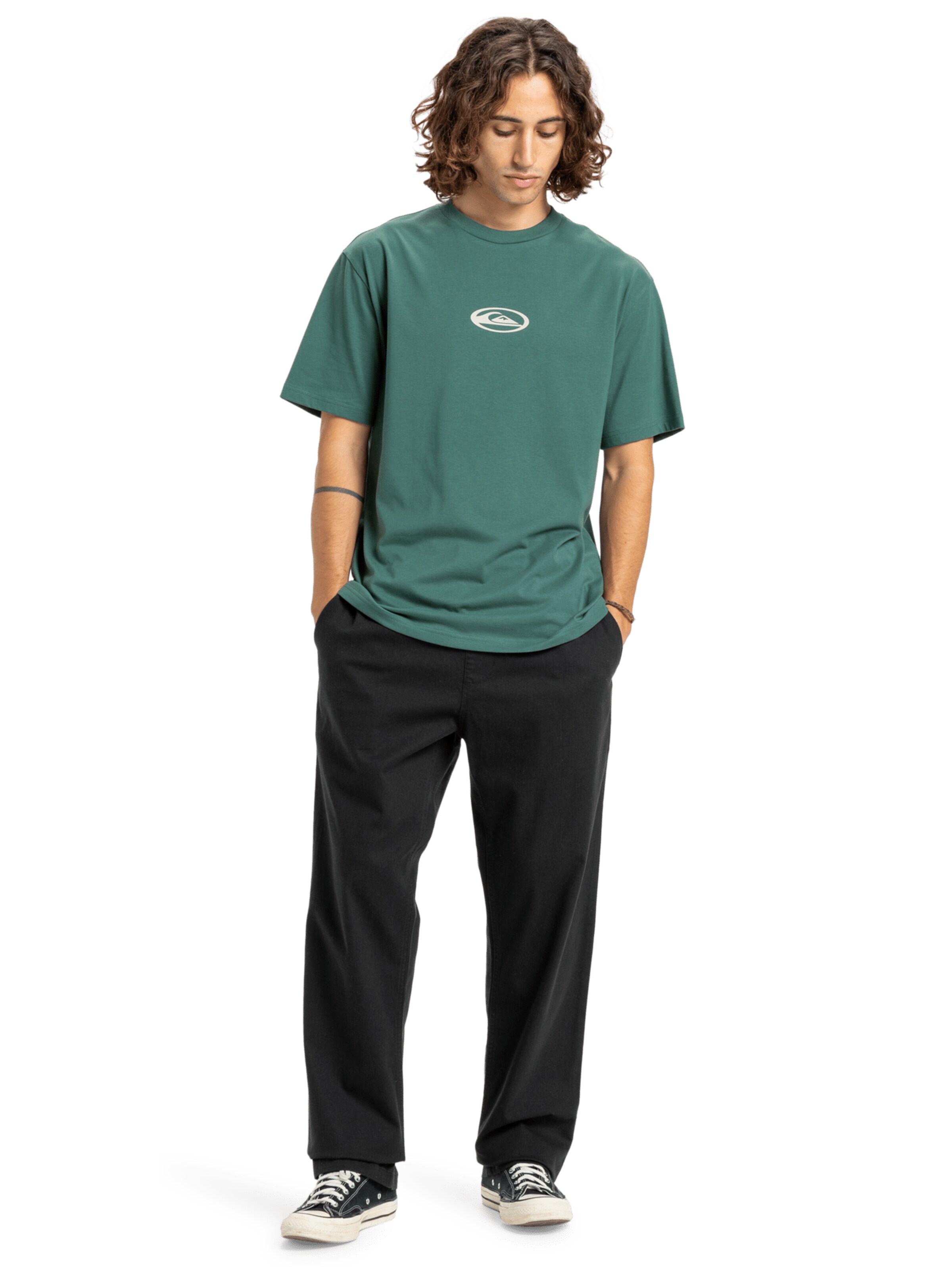 QUIKSILVER Regular Pants 'Taxer' in Black