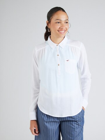 Camicia da donna di HOLLISTER in bianco: frontale
