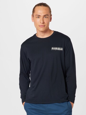 NAPAPIJRI T-shirt 'TELEMARK' i svart: framsida