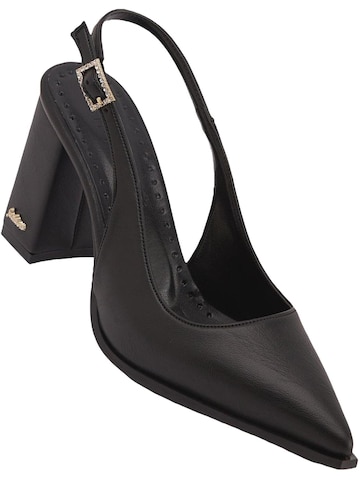 Limoya Slingpumps 'Essi' in Zwart: voorkant