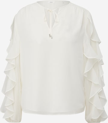 s.Oliver BLACK LABEL Bluse i beige: forside