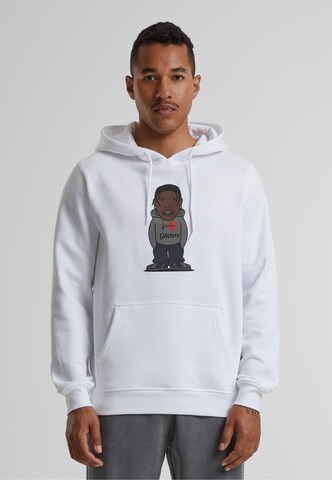 Mister Tee - Sudadera 'Texas Sketch' en blanco