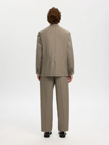 Fit confort Veste de costume SELECTED en marron