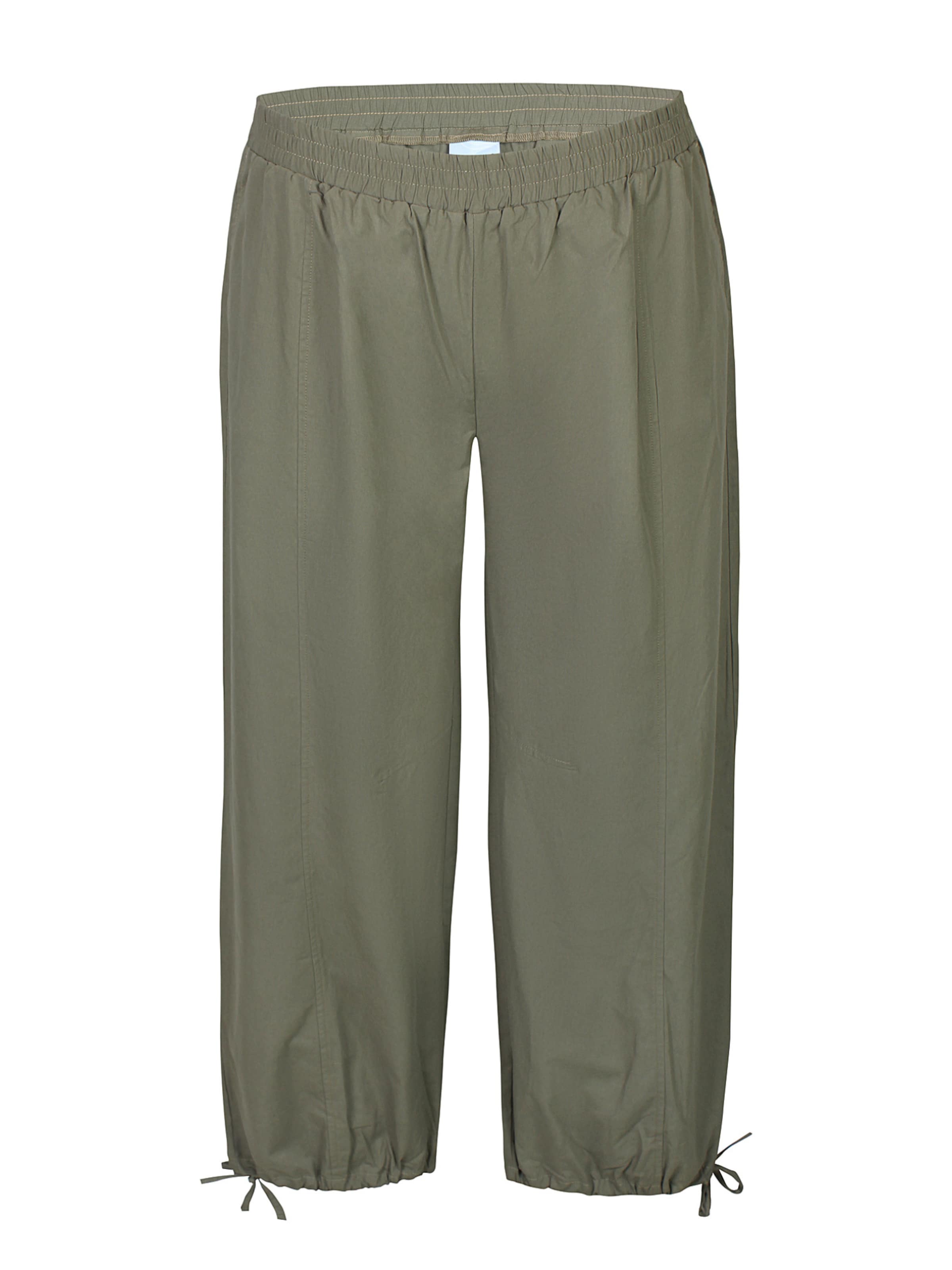 Zhenzi Loose fit Pants 'Manda 1638' in Green: front