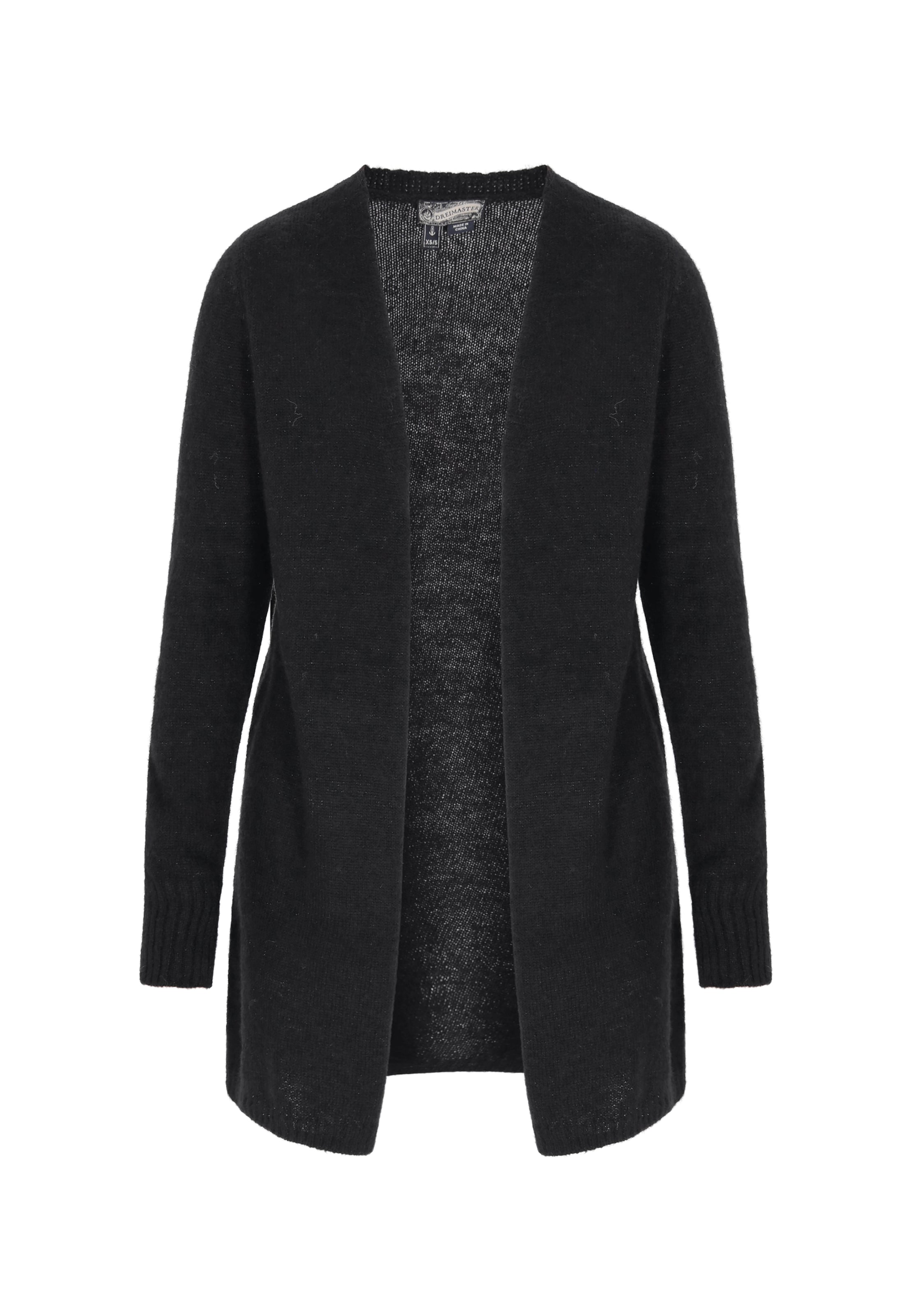 Cardigan DreiMaster Vintage en noir : devant