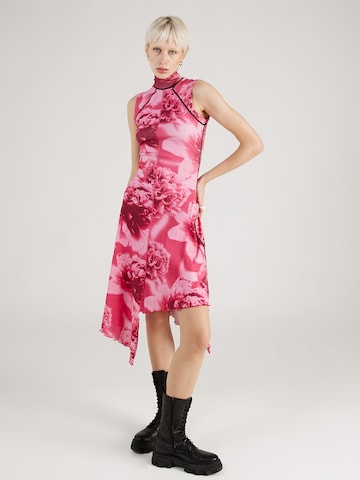 Robe 'D-RIBEL' DIESEL en rose : devant