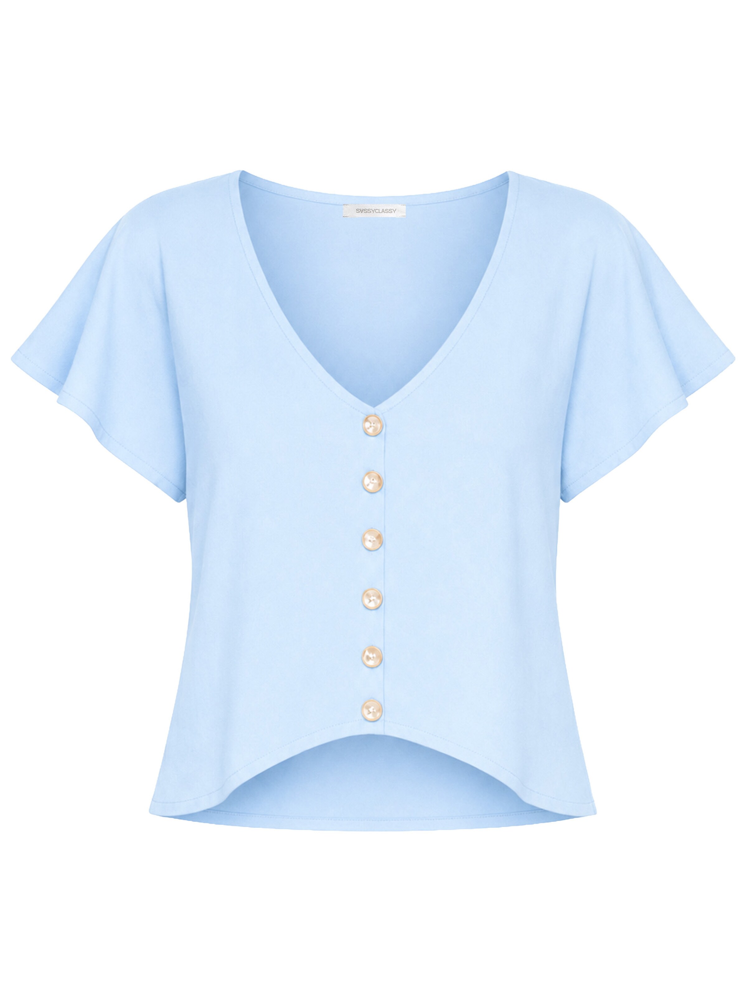 SASSYCLASSY Top‌‌‌‌‌‌ in Blau: Vorderseite