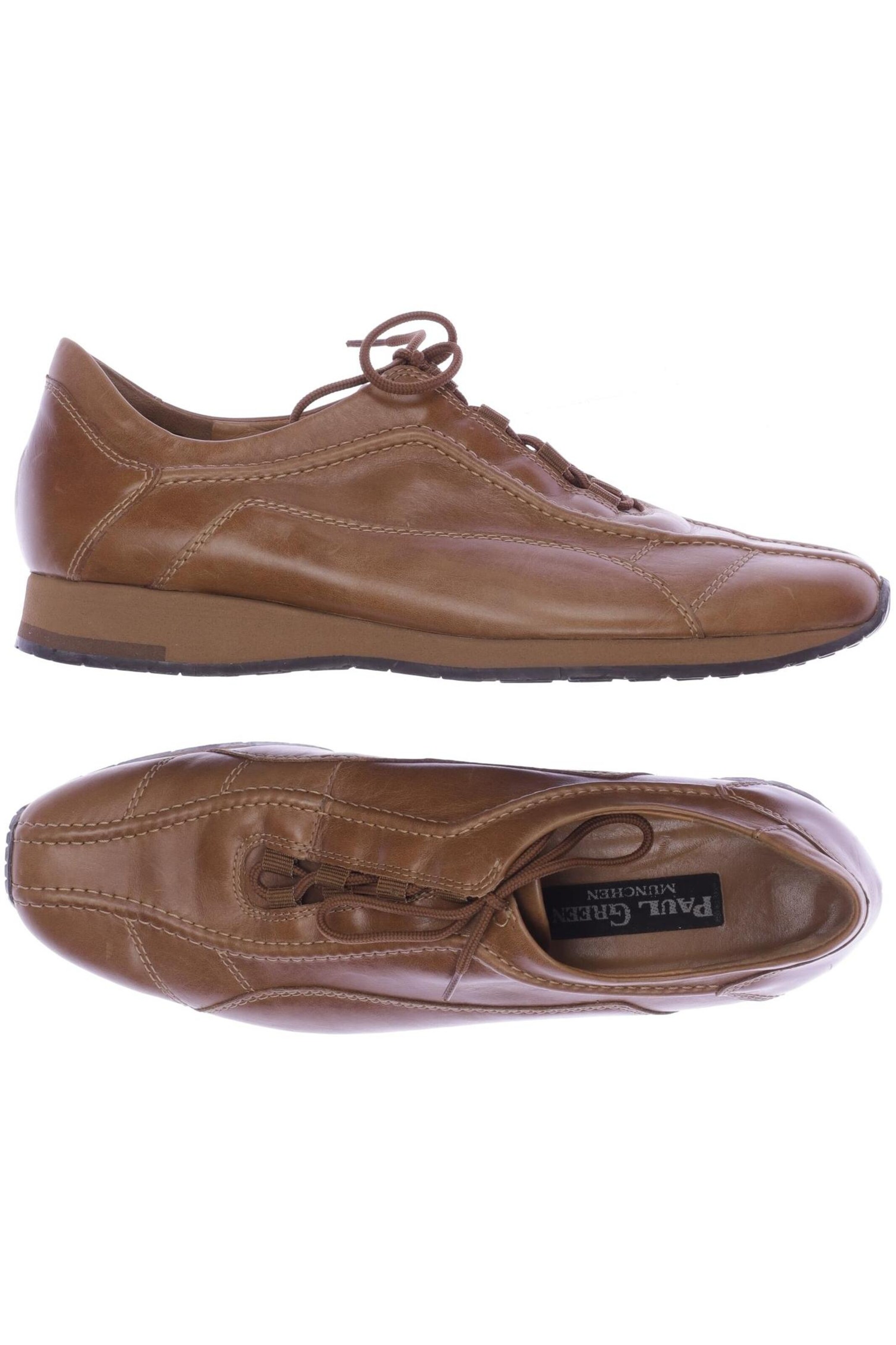 Paul Green Flats & Loafers in 38 in Brown: front