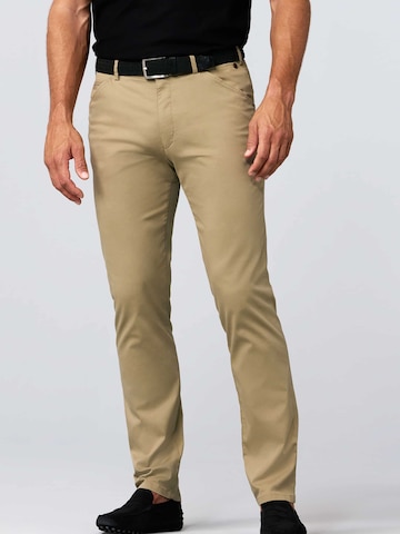 MEYER Regular Chinohose 'Chicago' in Beige: predná strana