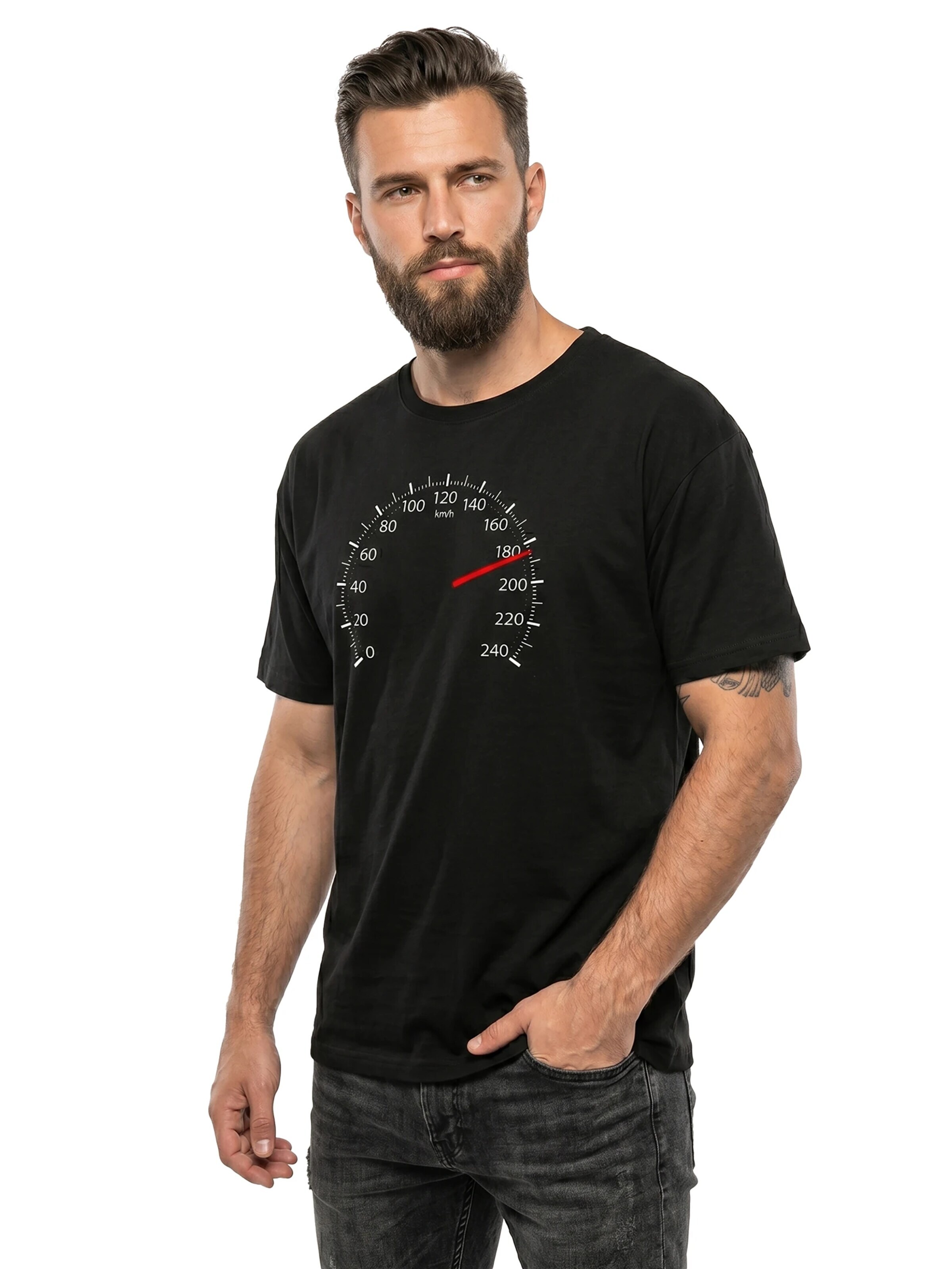 MAKAYA Shirt 'Tacho 180' in Black