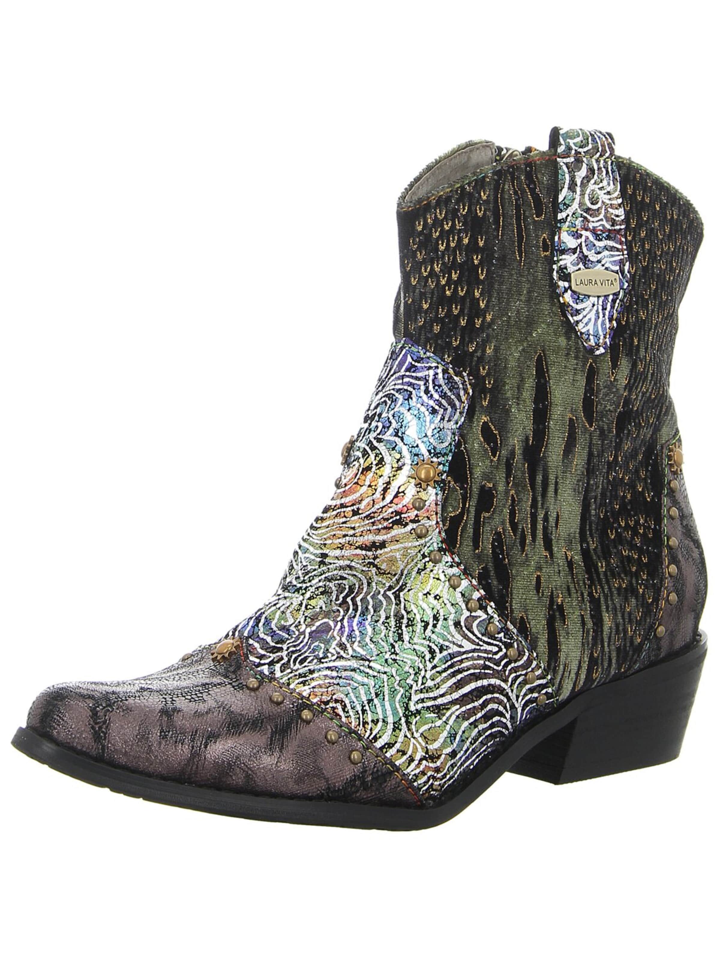 Laura Vita Stiefelette‌‌‌‌‌ in Grün: Vorderseite