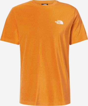 THE NORTH FACE Shirt 'SIMPLE DOME' in Orange: front