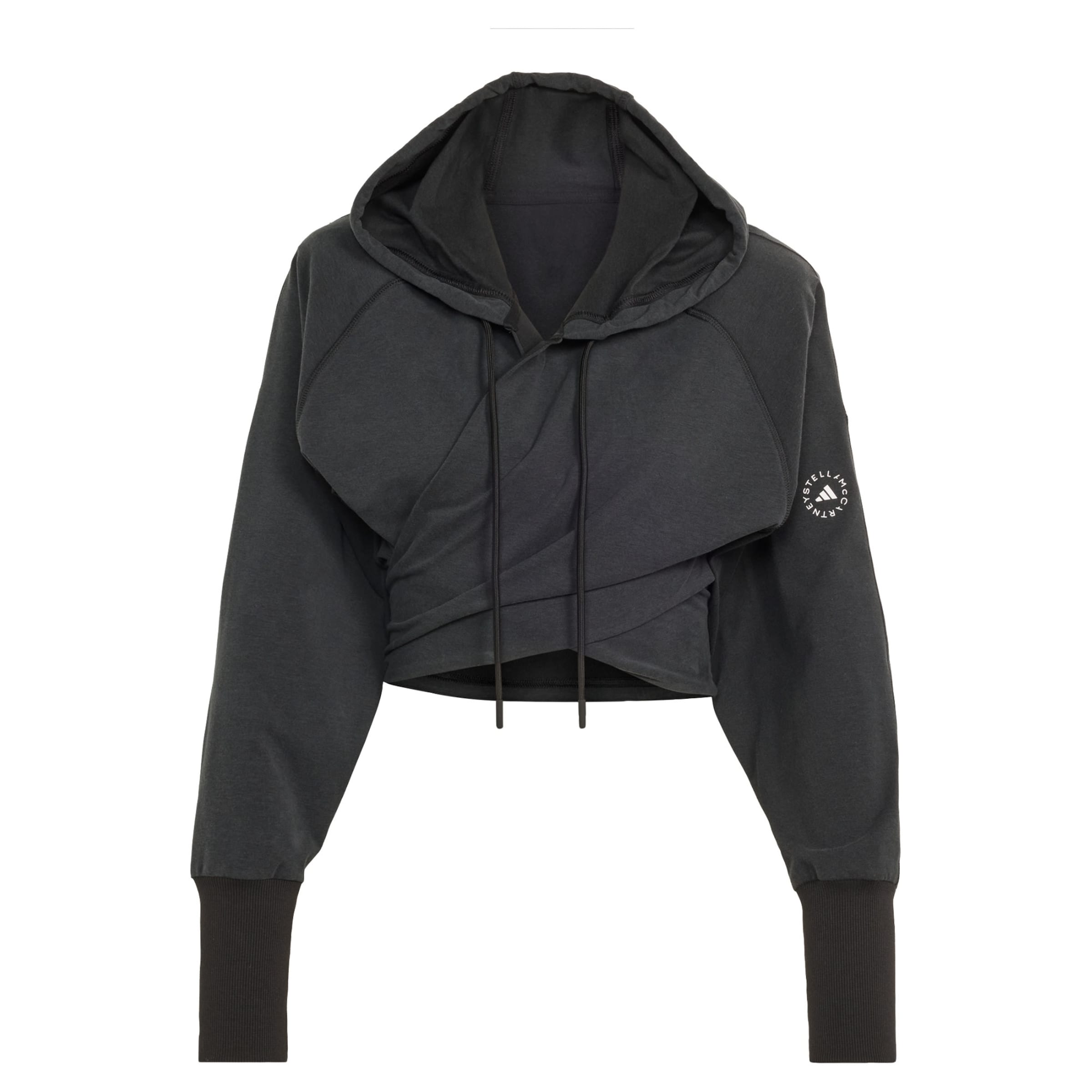 ADIDAS BY STELLA MCCARTNEY Sportief sweatshirt in Zwart: voorkant