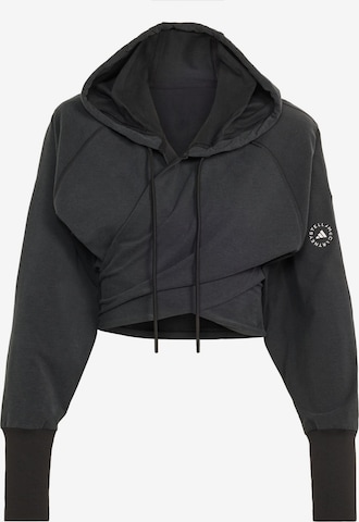 ADIDAS BY STELLA MCCARTNEY Sportief sweatshirt in Zwart: voorkant