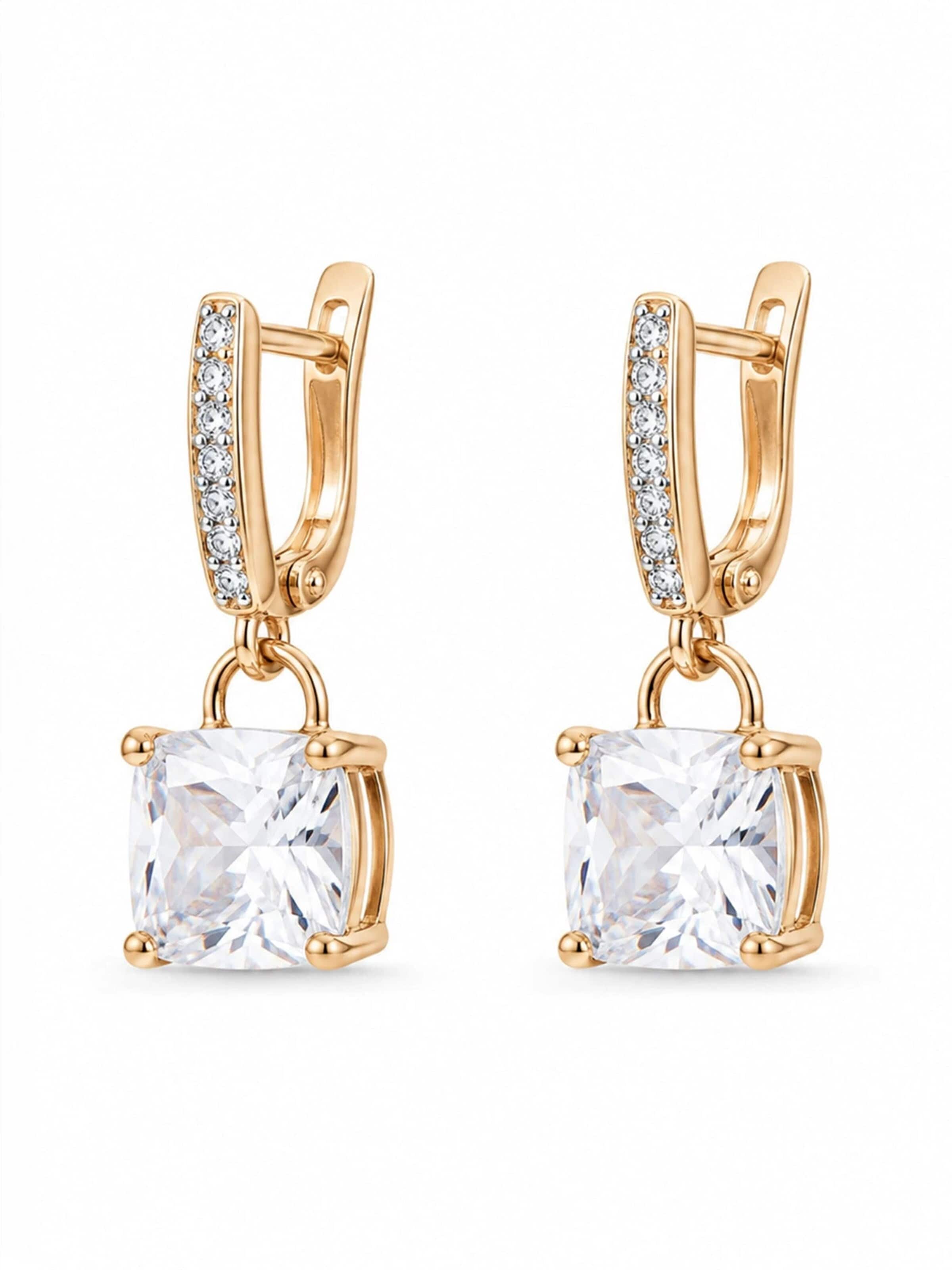 Secret Stones Earrings 'Elegance' in White