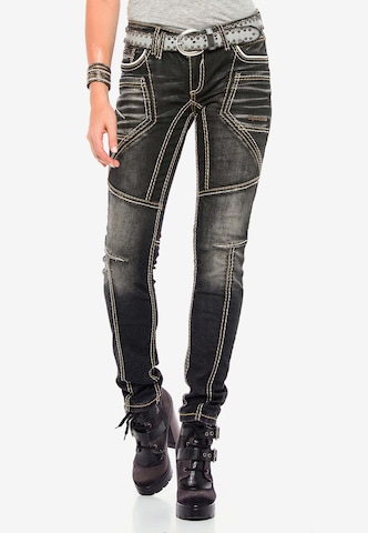 CIPO & BAXX Regular Jeans in Schwarz