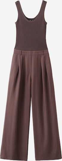 MANGO Kombinezon 'Gigi' u tamno smeđa / bijela, Pregled proizvoda