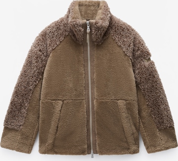 smėlio NAPAPIJRI Demisezoninė striukė 'FALKNER': priekis