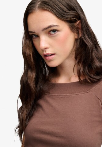Superdry & Co Shirt 'Athletic Essentials' in Brown
