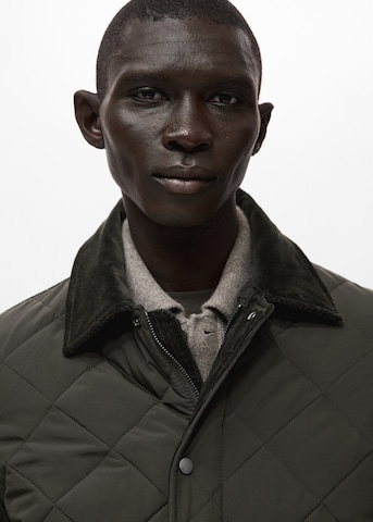 MANGO MAN Between-Season Jacket 'Randal' in Green