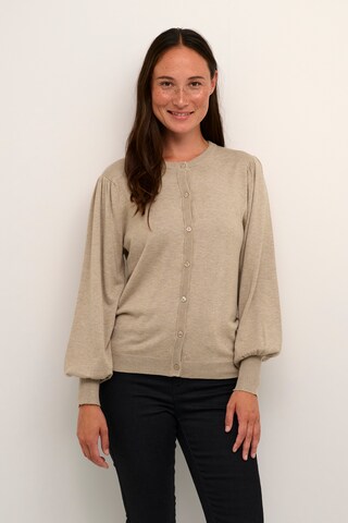 Cardigan 'Lizza' Kaffe en beige : devant