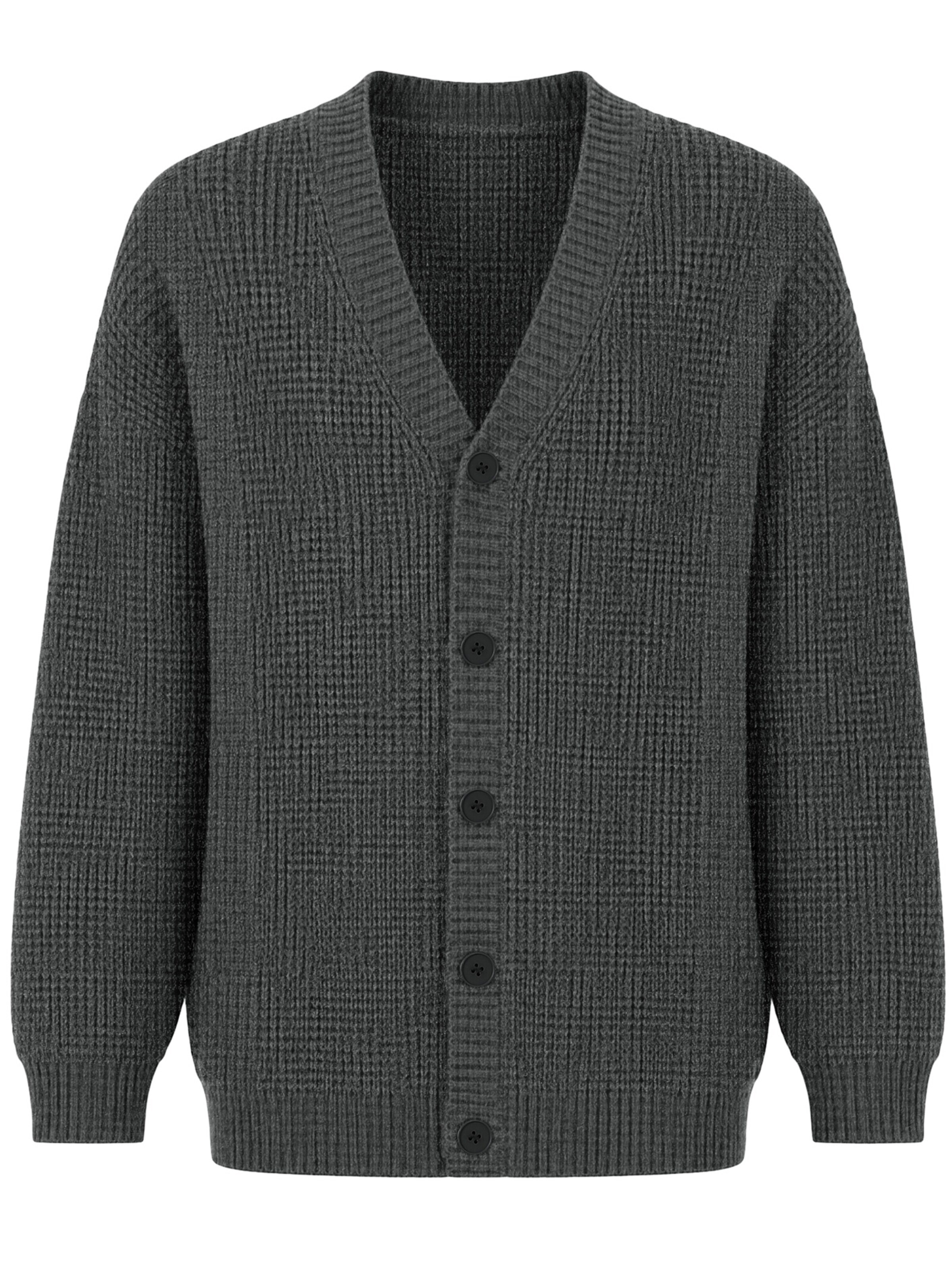 ALLTHEMEN Knit Cardigan 'Glimmerzeit' in S in Grey, Item view