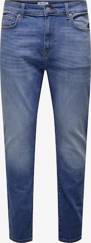 Coupe slim Jean 'ROPE' Only & Sons en bleu : devant