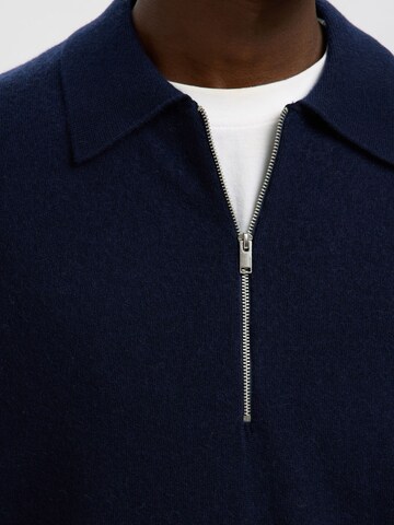 Pull-over SELECTED en bleu