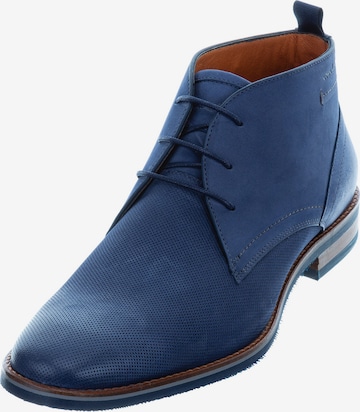 VANLIER Chukka Boots 'Amalfi' in Blue: front