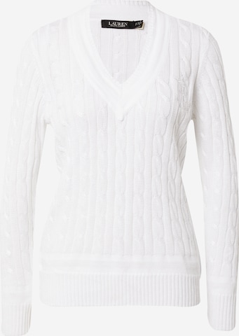 Lauren Ralph Lauren Sweter 'MEREN' w kolorze biały: przód