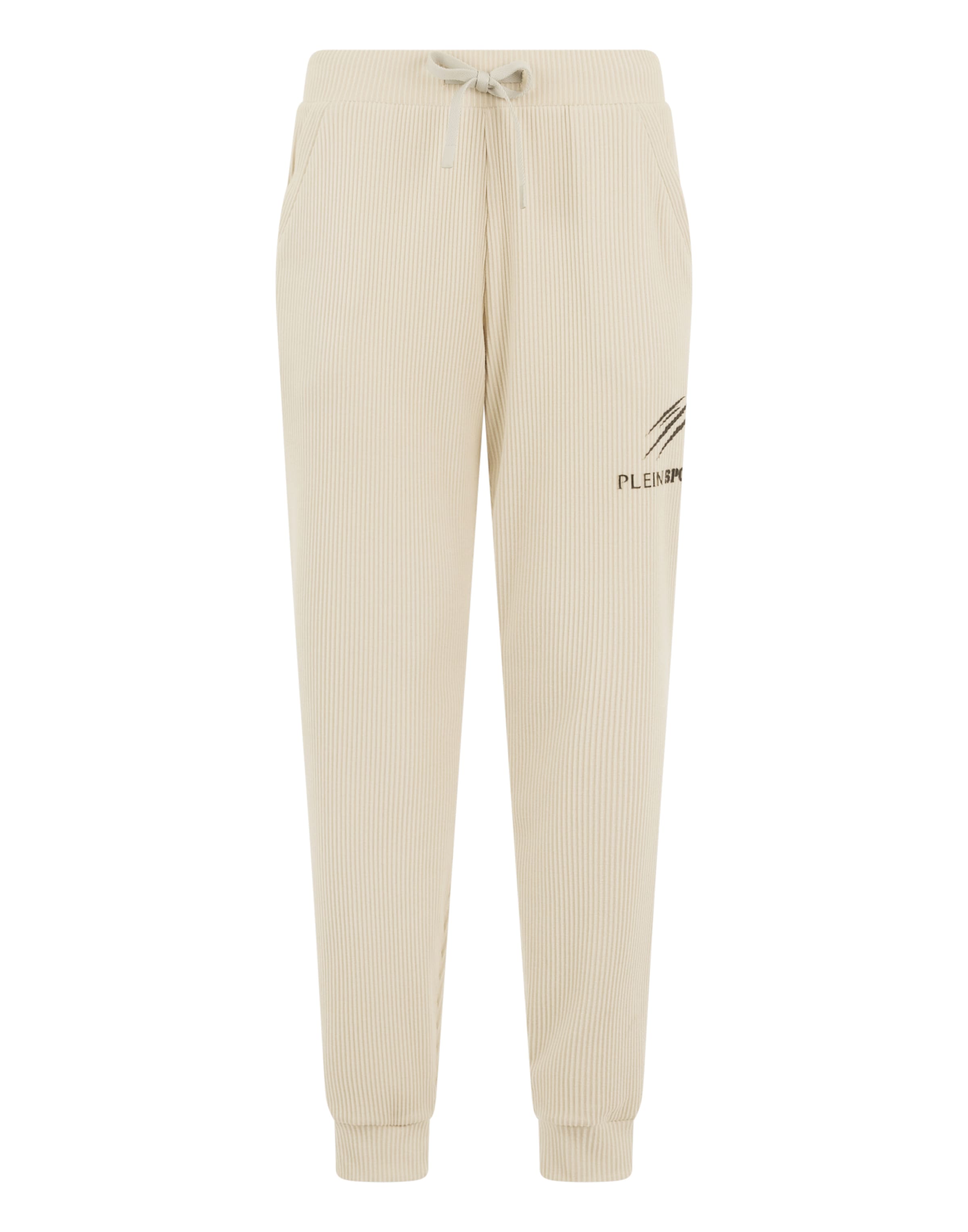 regular Pantaloni di Plein Sport in beige: frontale