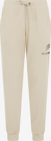 regular Pantaloni di Plein Sport in beige: frontale