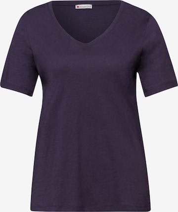 STREET ONE Shirt in Purple: front