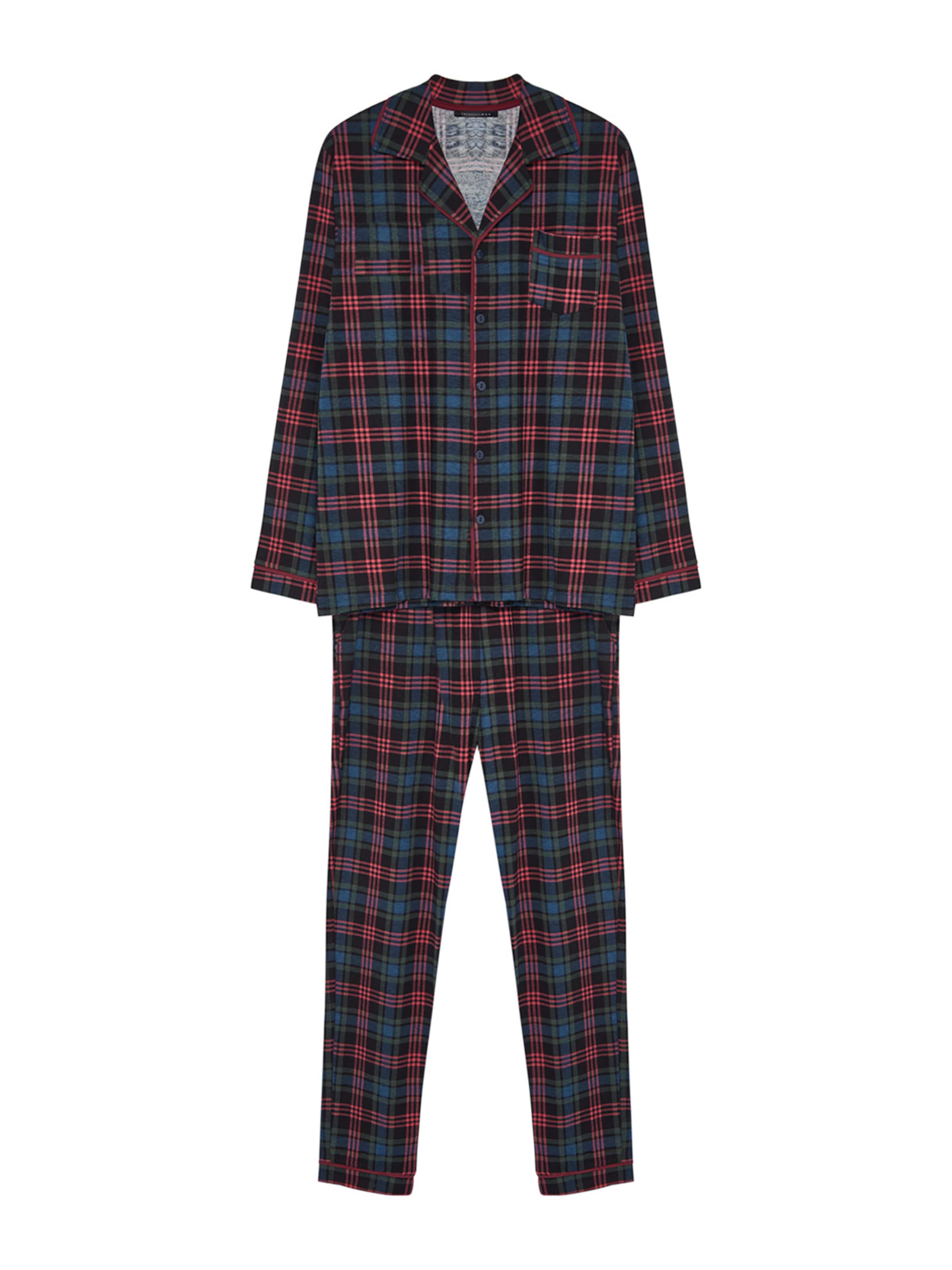 Trendyol Pyjamas lång i blå: framsida